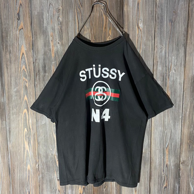 ［Stussy］00s N°4 parody design T shirt