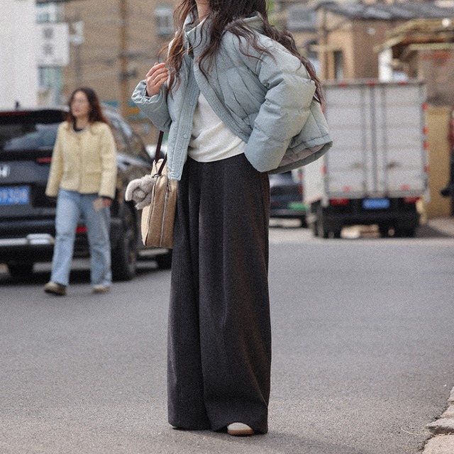 wide-leg casual pants　J00167