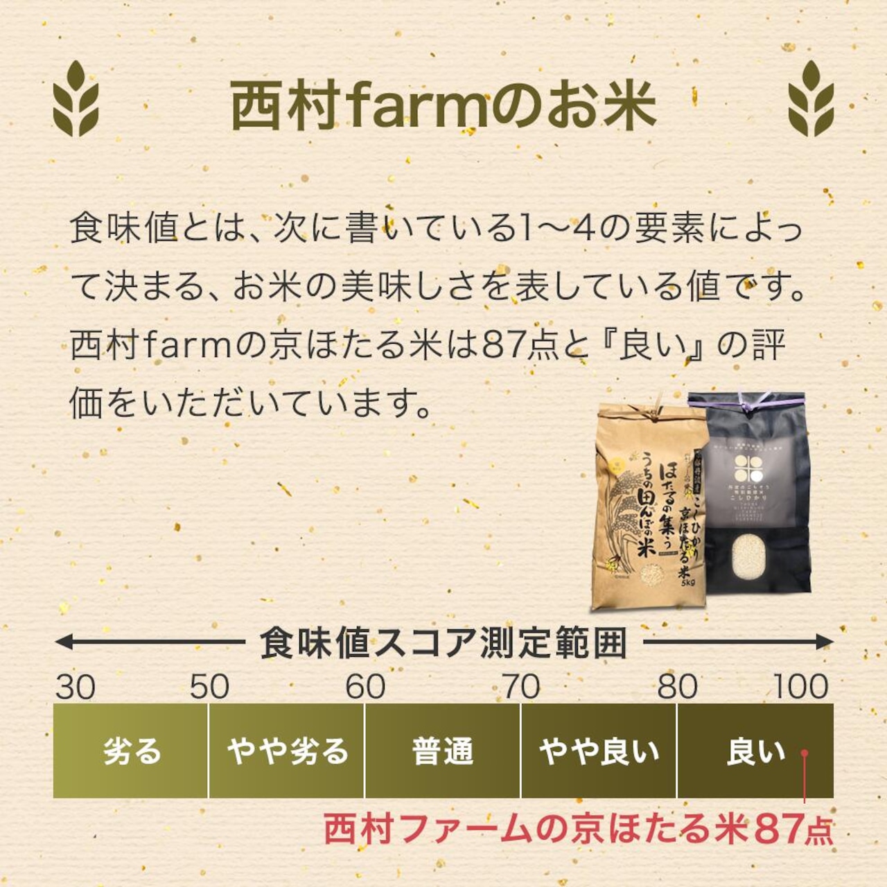 ※業販価格※丹波産コシヒカリ 25kg 令和7年産 京都のおいしいお米コンテスト受賞米「西村ファームの京ほたる米」