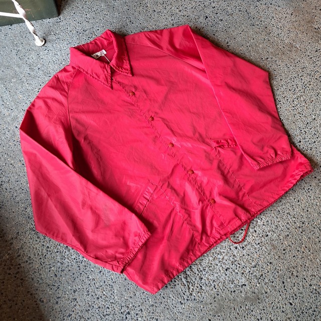 アメリカ製 King Louie 背面プリント コーチジャケット used [403033]