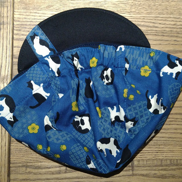 サイクルキャップ　ひまわり　青