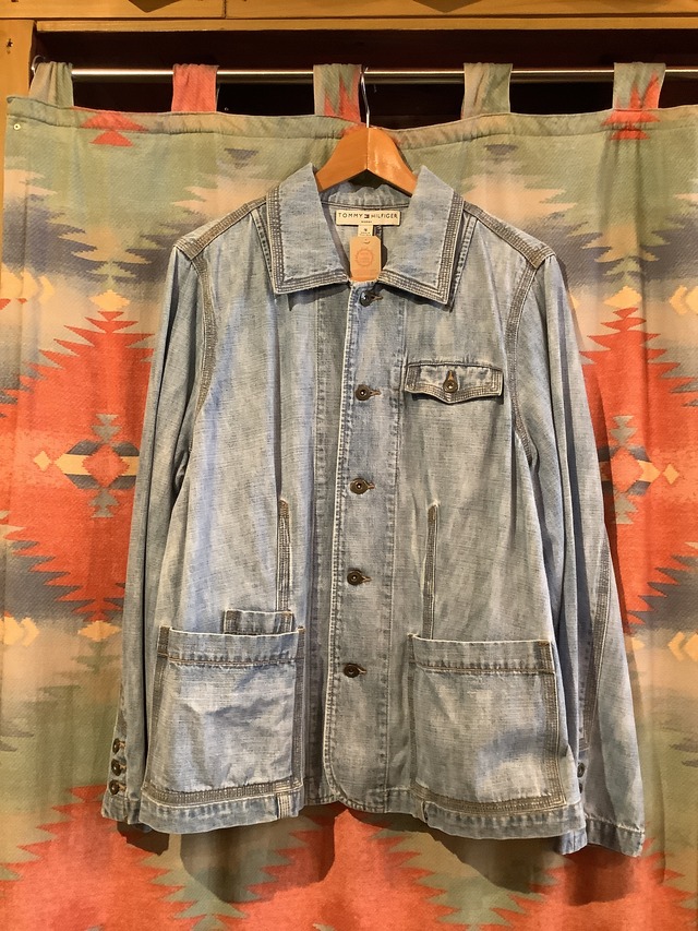 TOMMYHILFIGER トミーヒルフィガー デニムカバーオール ライトブルー 