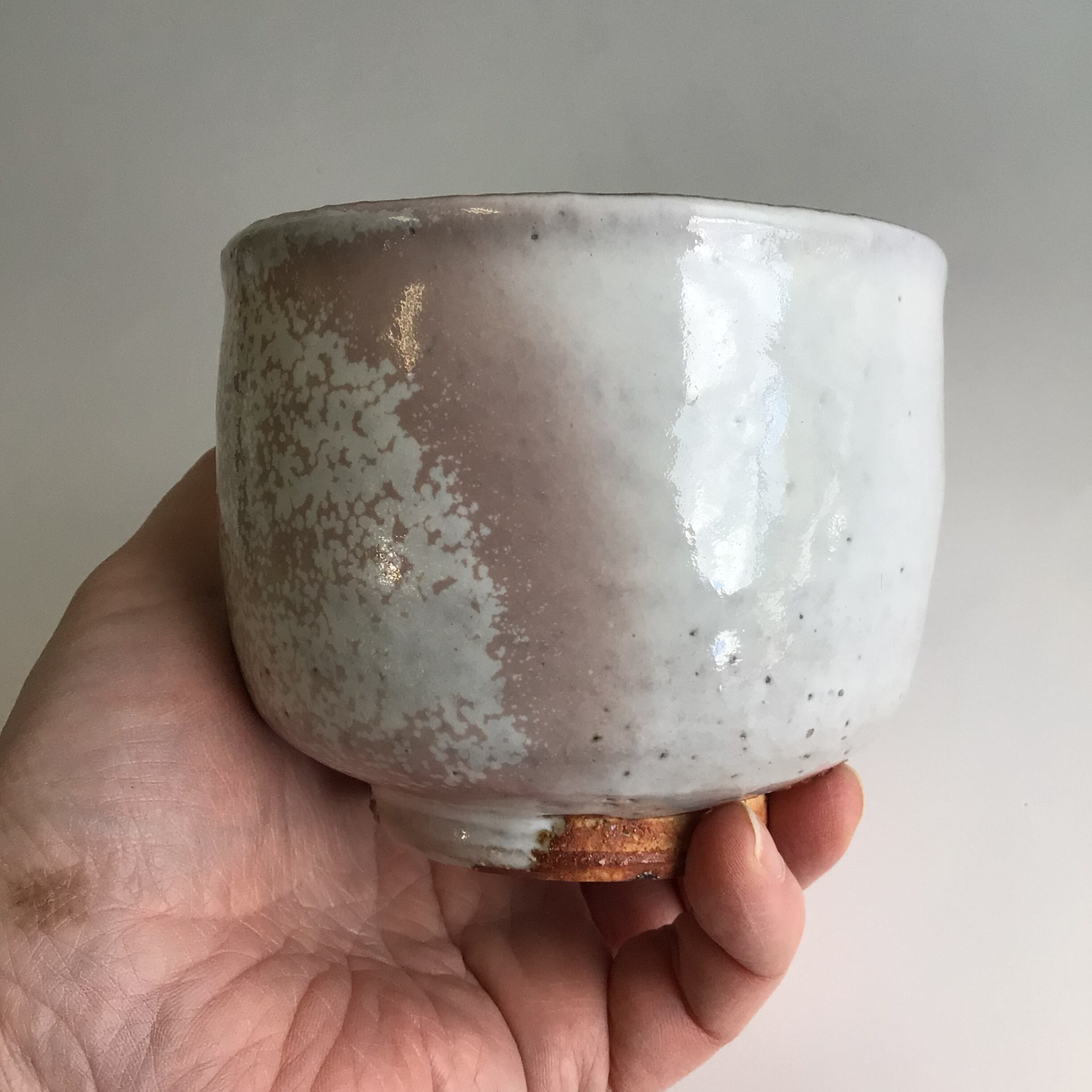 抹茶茶盌 白萩窯変 半筒 | （有）勝景庵