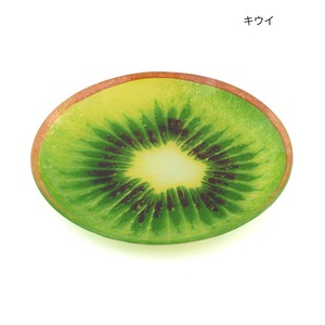 【キウイ】ガラスプレート フルーツ【キッチン雑貨/Brounie１】