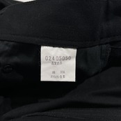 5351 POUR LES HOMMES 5351プールオム ストレッチ コットン パンツ ボトムス サイズ 3 /ブラック アバハウス 日本製 ボタンフライ