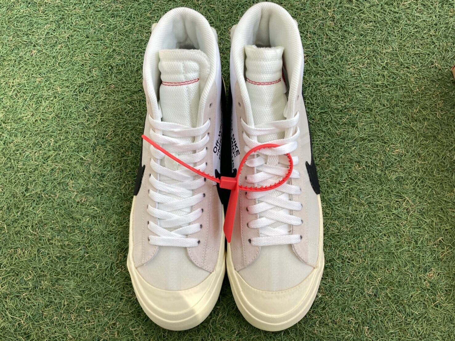 NIKE × OFF-WHITE THE 10 : BLAZER MID WHITE AA3832-100 27.5cm 75508 