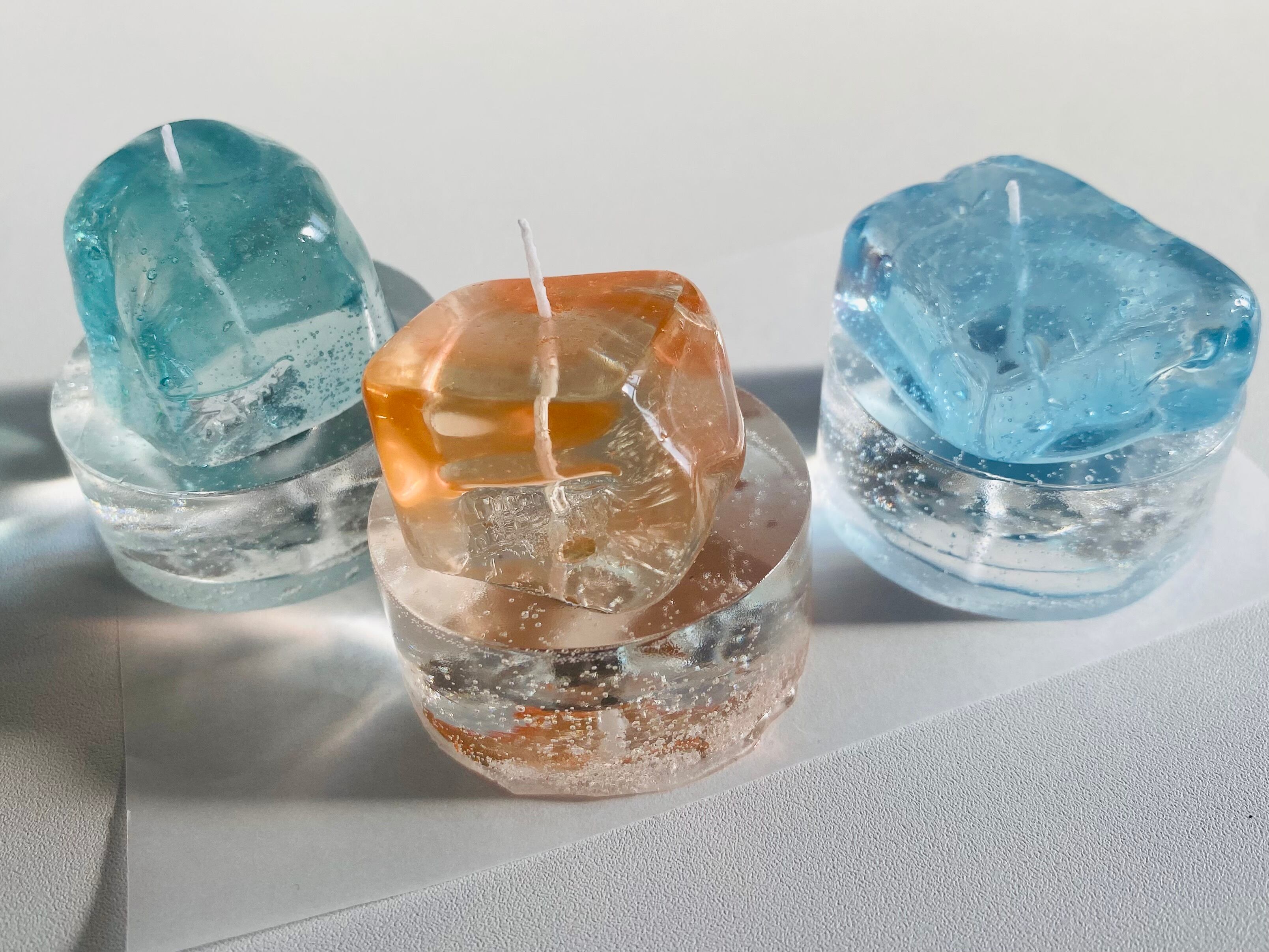 アクアマリンジェルキャンドル aquamarine gelcandle アクアマリン