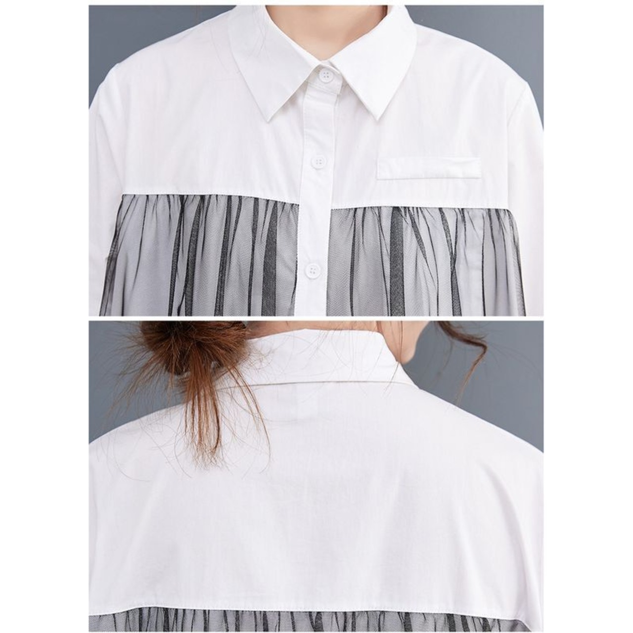 チュール バルーン ワンピース 00201