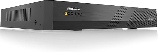 SOOHAO 防犯レコーダー 防犯録画機 NVRビデオレコーダー 防犯カメラ