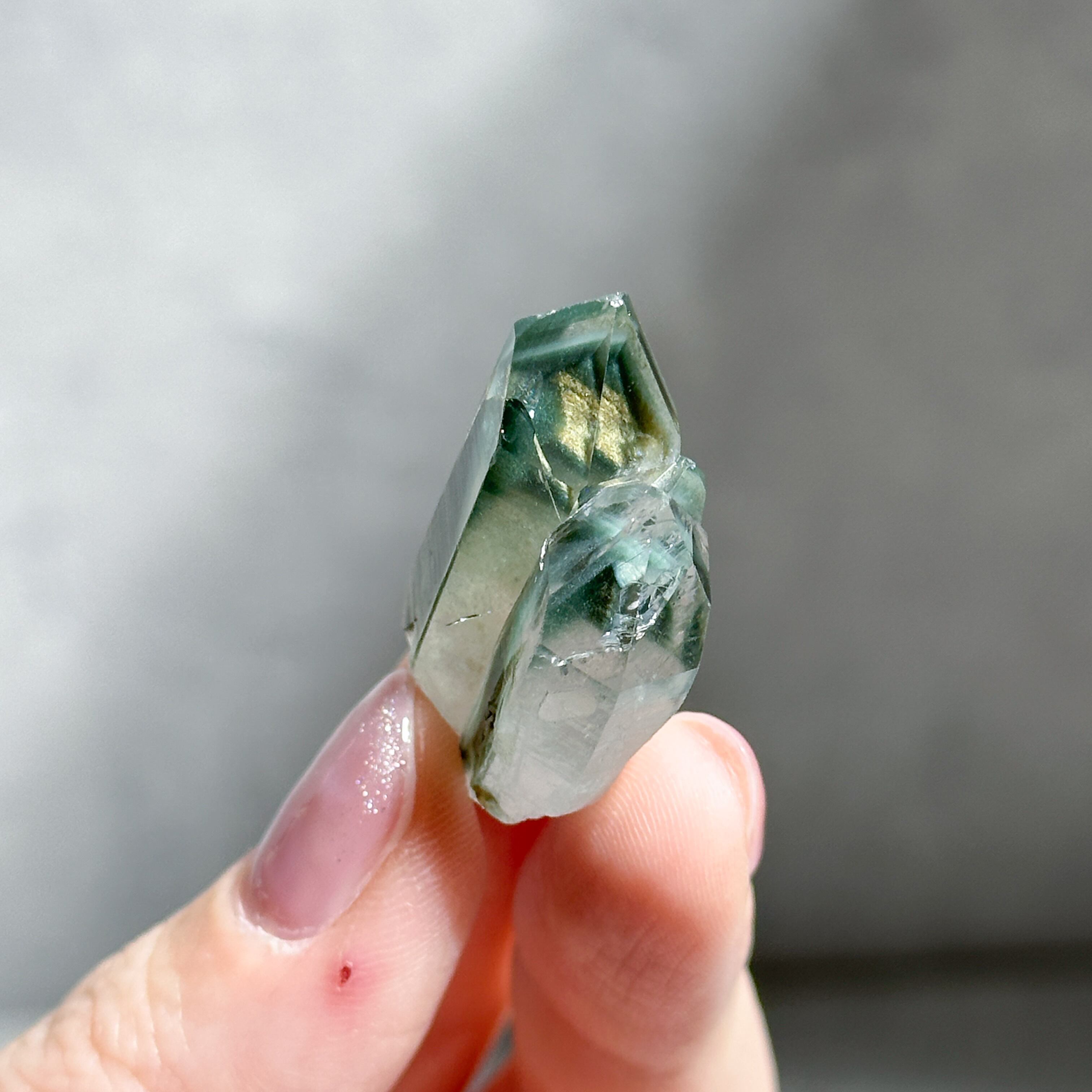 コロンビアン産クローライトインクォーツ02◇ Chlorite in Quartz From