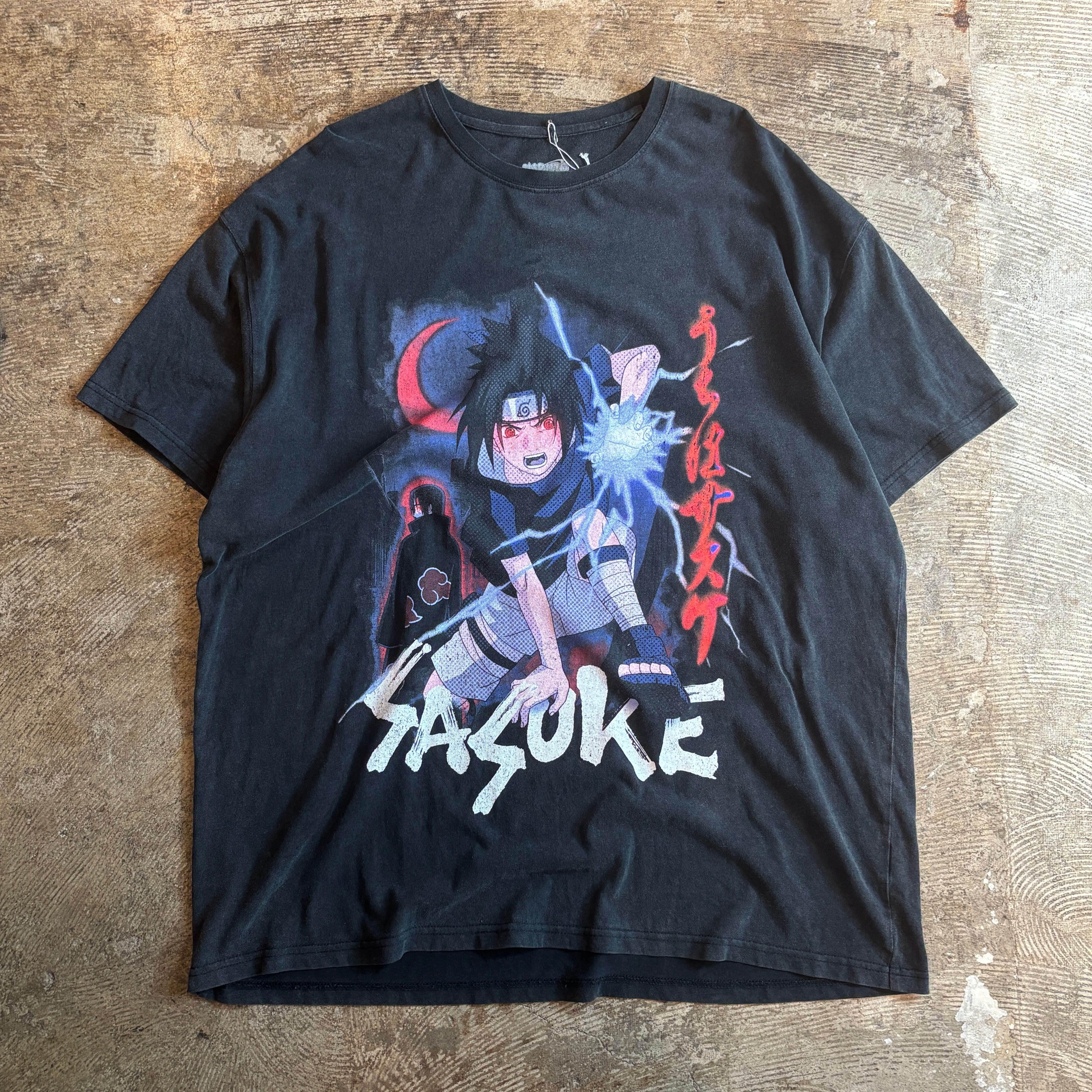 NARUTO ナルト 君麻呂 Tシャツ ブラック アニメTシャツ 両面プリント b42d4f00ef8680676903546929703f