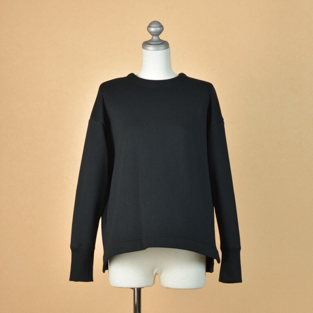 atelier naruse アトリエナルセ フリースコットンプルオーバー・ブラック