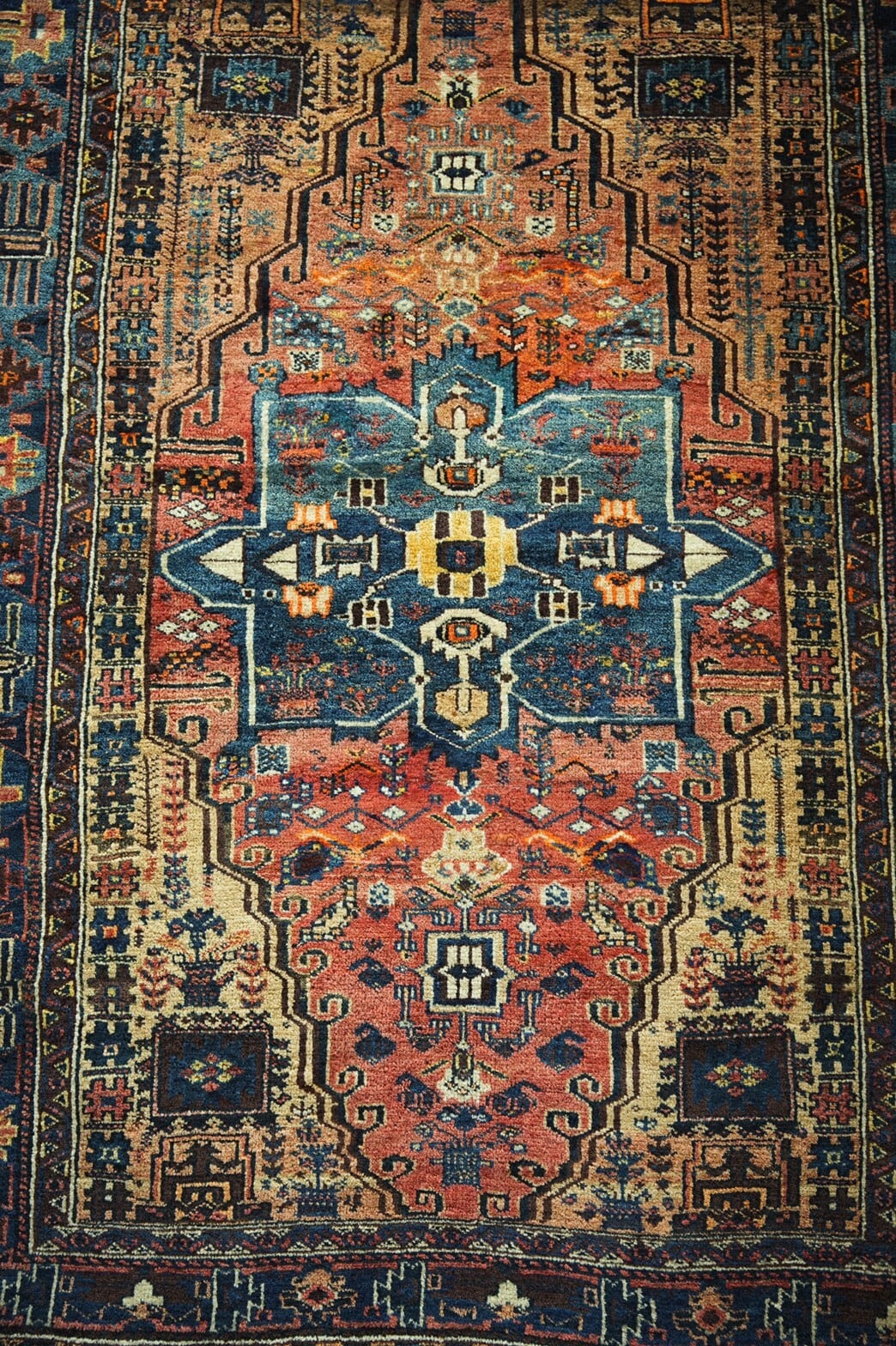 292 -Semi Antique afshar rug