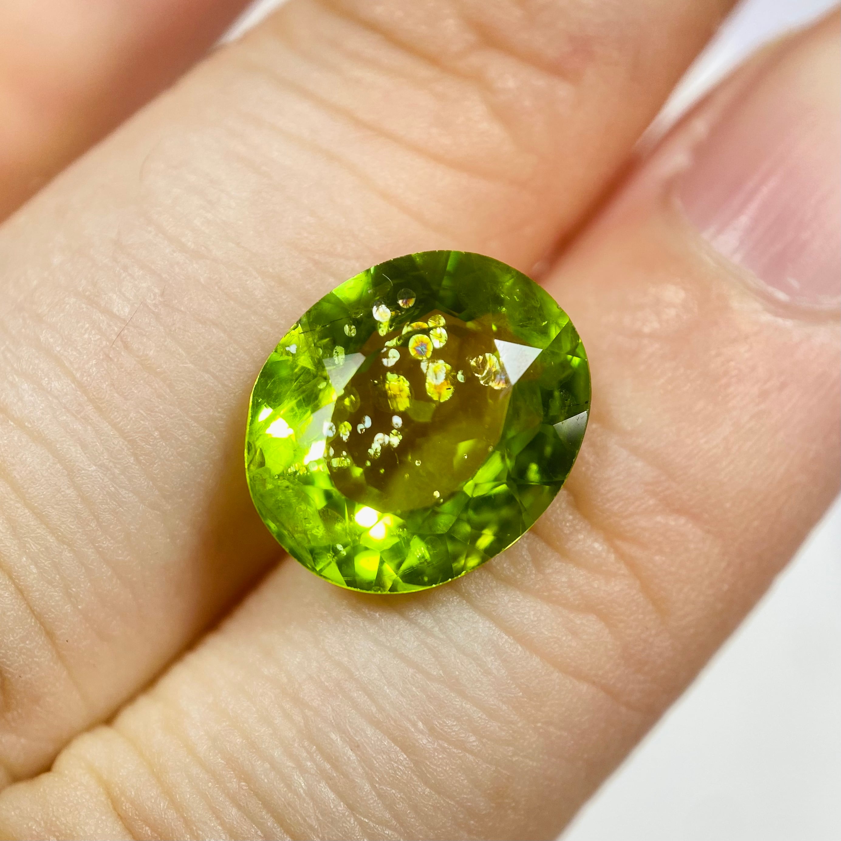 蓮の葉リリーパッドペリドット 3