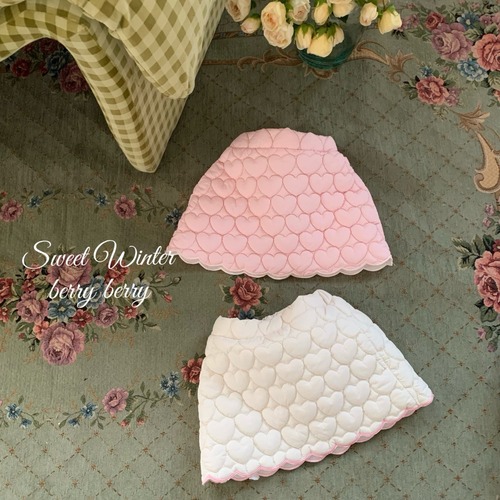berry berry［取寄］heart quilting skirt 25winter
