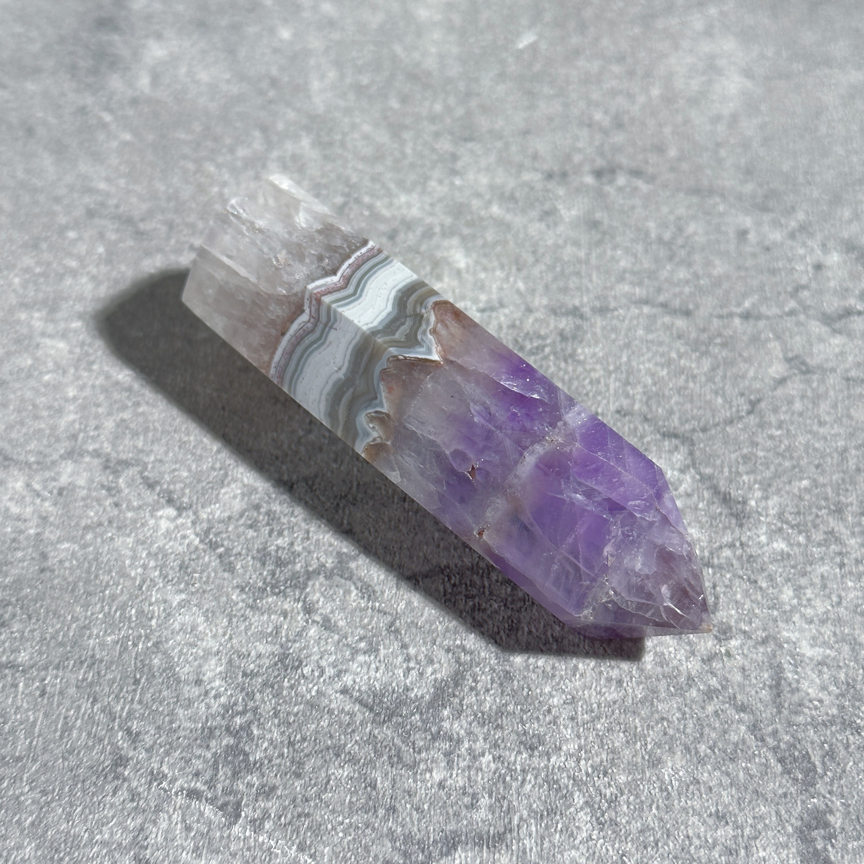 天然石　アメジスト　タワー ピンク・パープルアメジストタワー ~Pink & Purple Amethyst