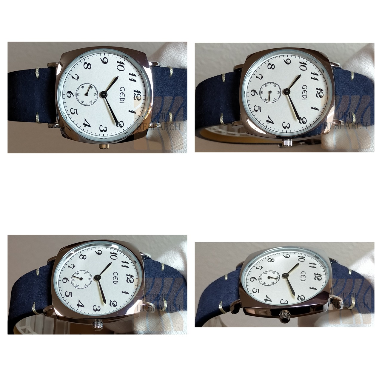 レトロとモダンが調和【クッション型ケース×スモールセコンド/新品 