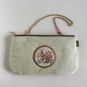 ぺたんこショルダーバッグ『野うさぎ』