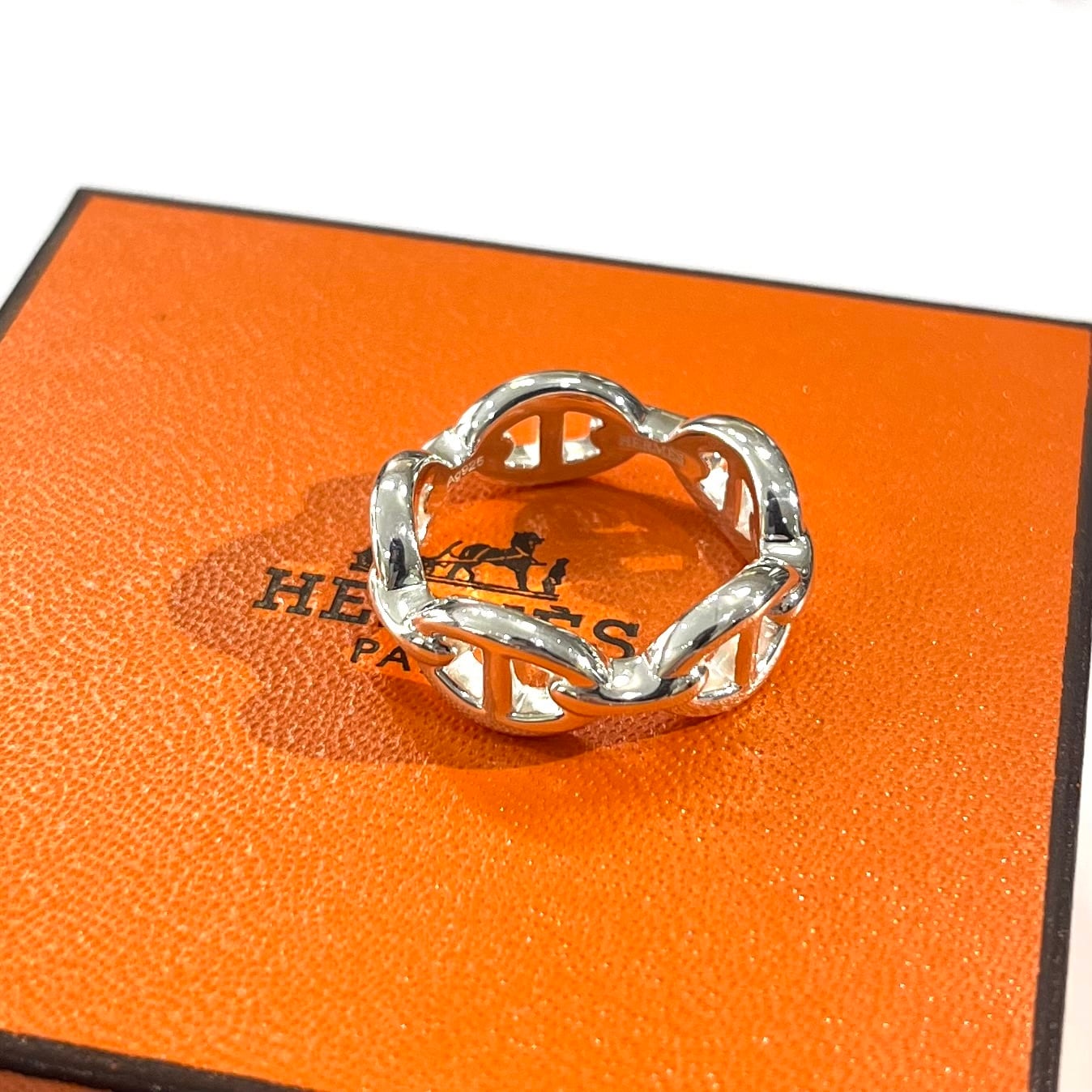 HERMÈS】【約15号55】2545 エルメス アンシェネ シェーヌダンクル