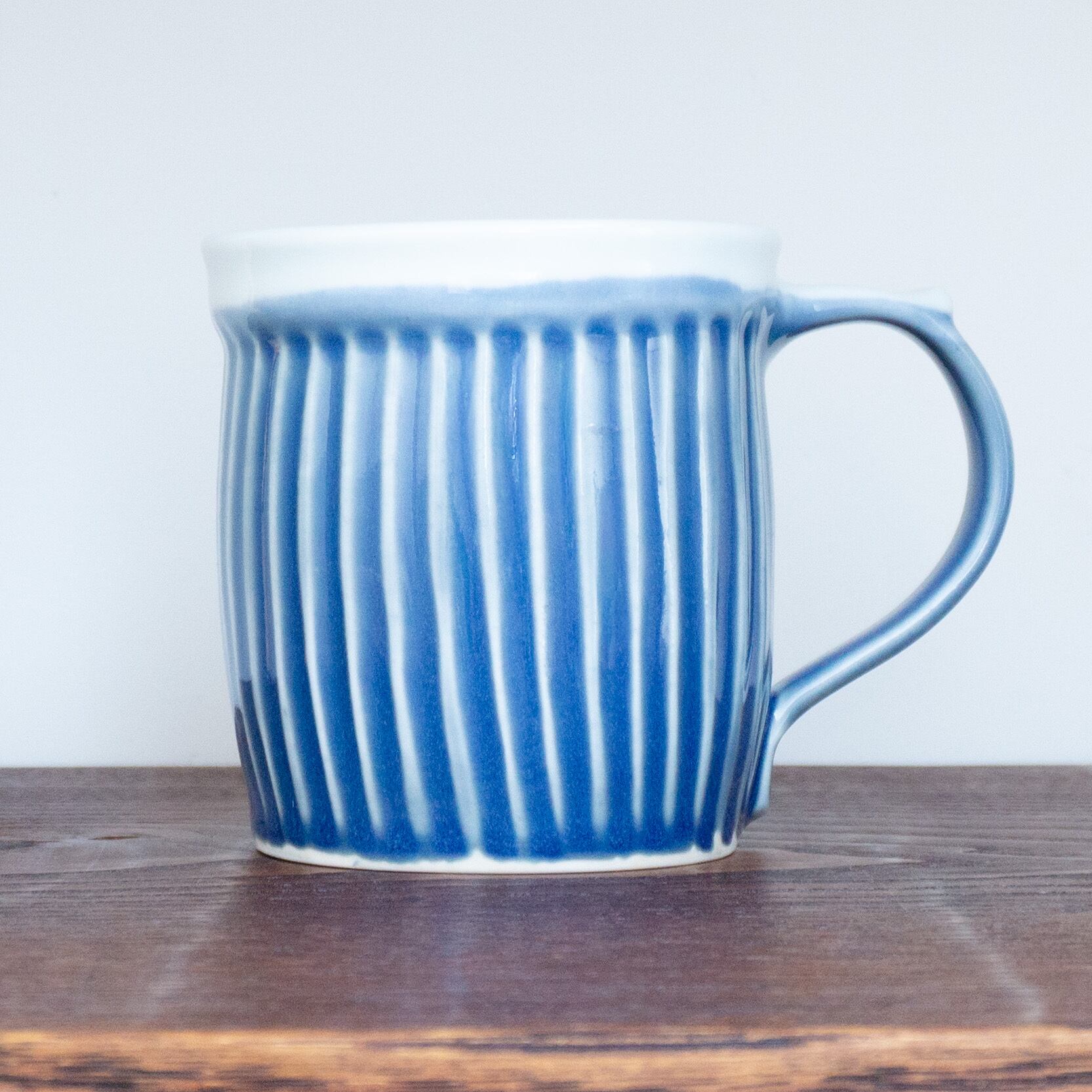 倉敷ガラス 一輪挿し 青 | くらしのギャラリー杜の街グレース店