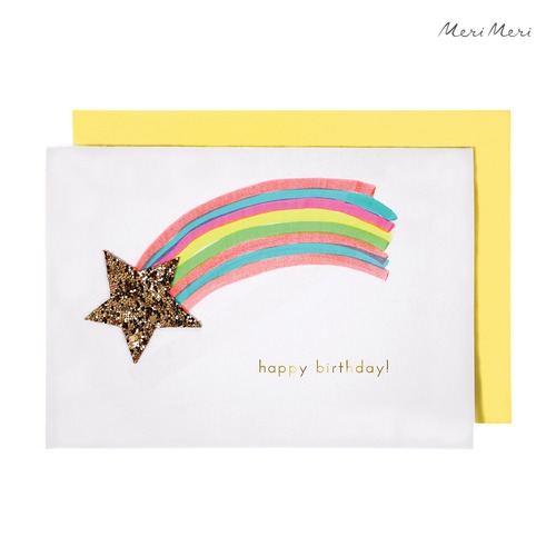 バースデーカード SHOOTING STAR Birthday card [Meri Meri] 15-3486H