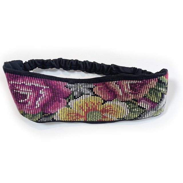 グアテマラ手織り hairband flower-1