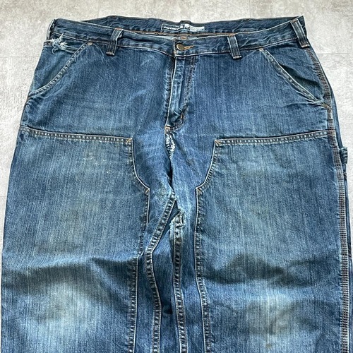 デニム ダブルニー Carhartt 104944 H45 38×30 詳細写真4