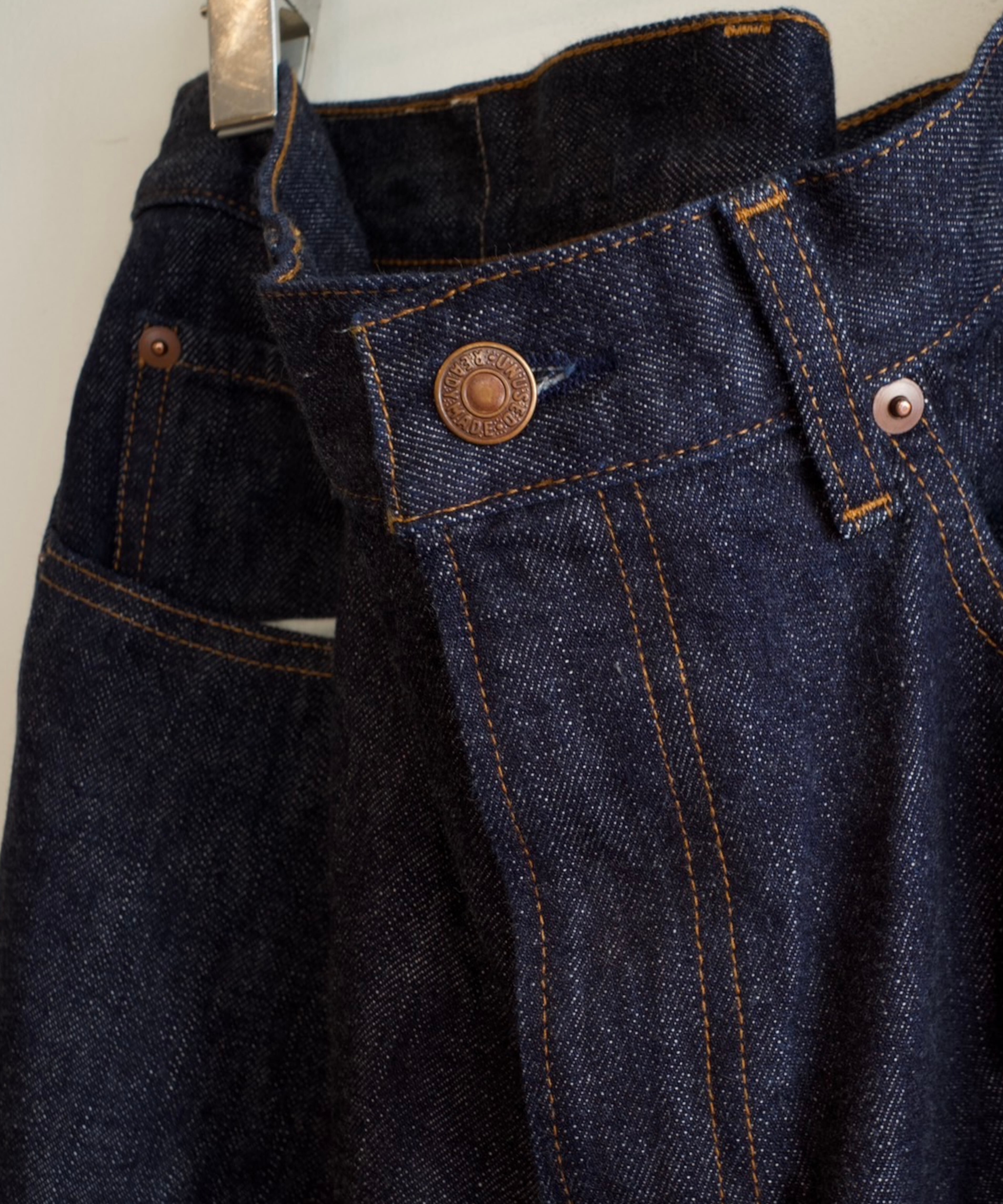 Unused UW1158 size 2ワイドデニムwide denim UNUSED/アンユーズド】13oz wide denim pants UW1158の通販 「ONENESS