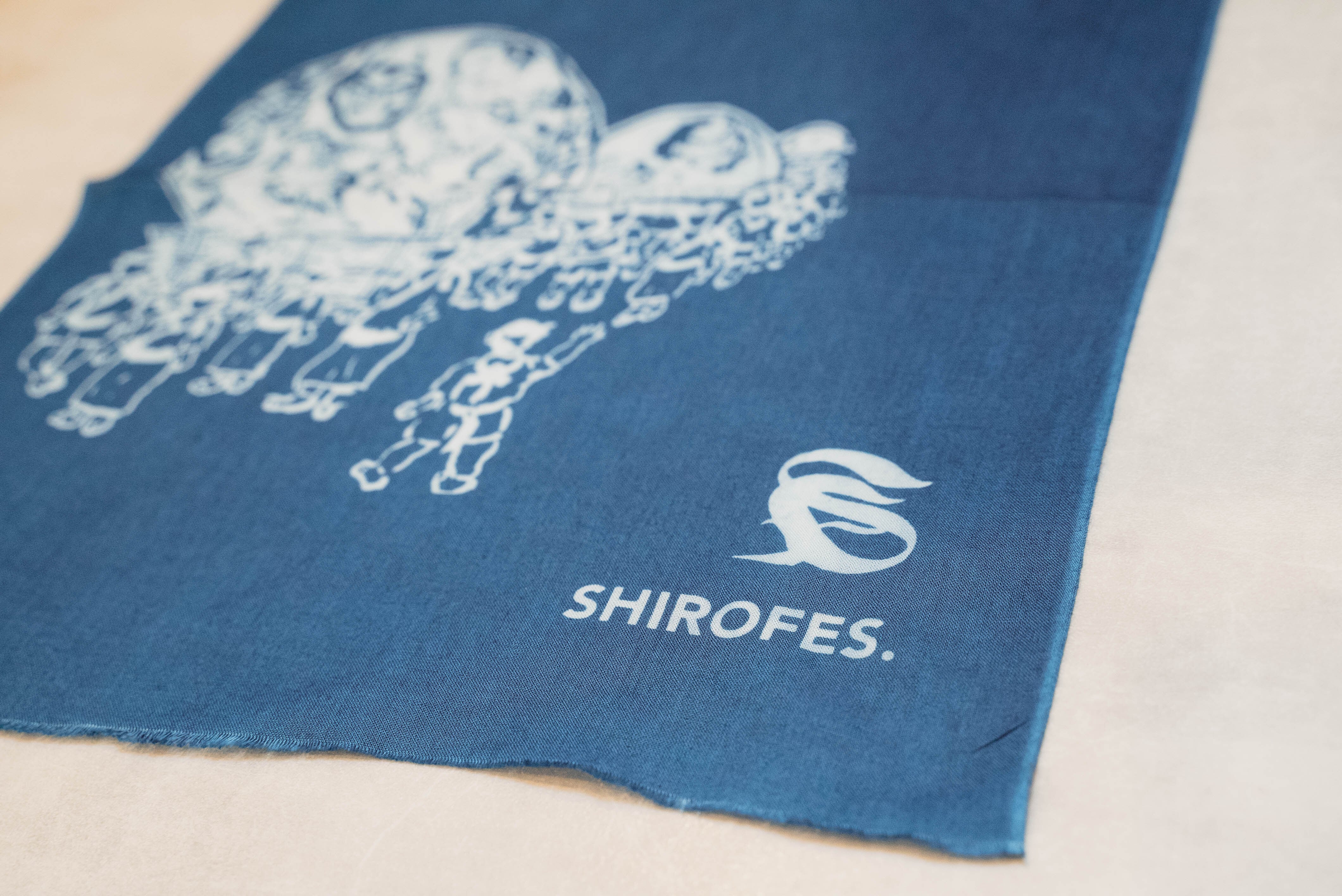 SHIROFES. × 津軽天然藍染 手ぬぐい | SHIROFES. OFFICIAL SHOP