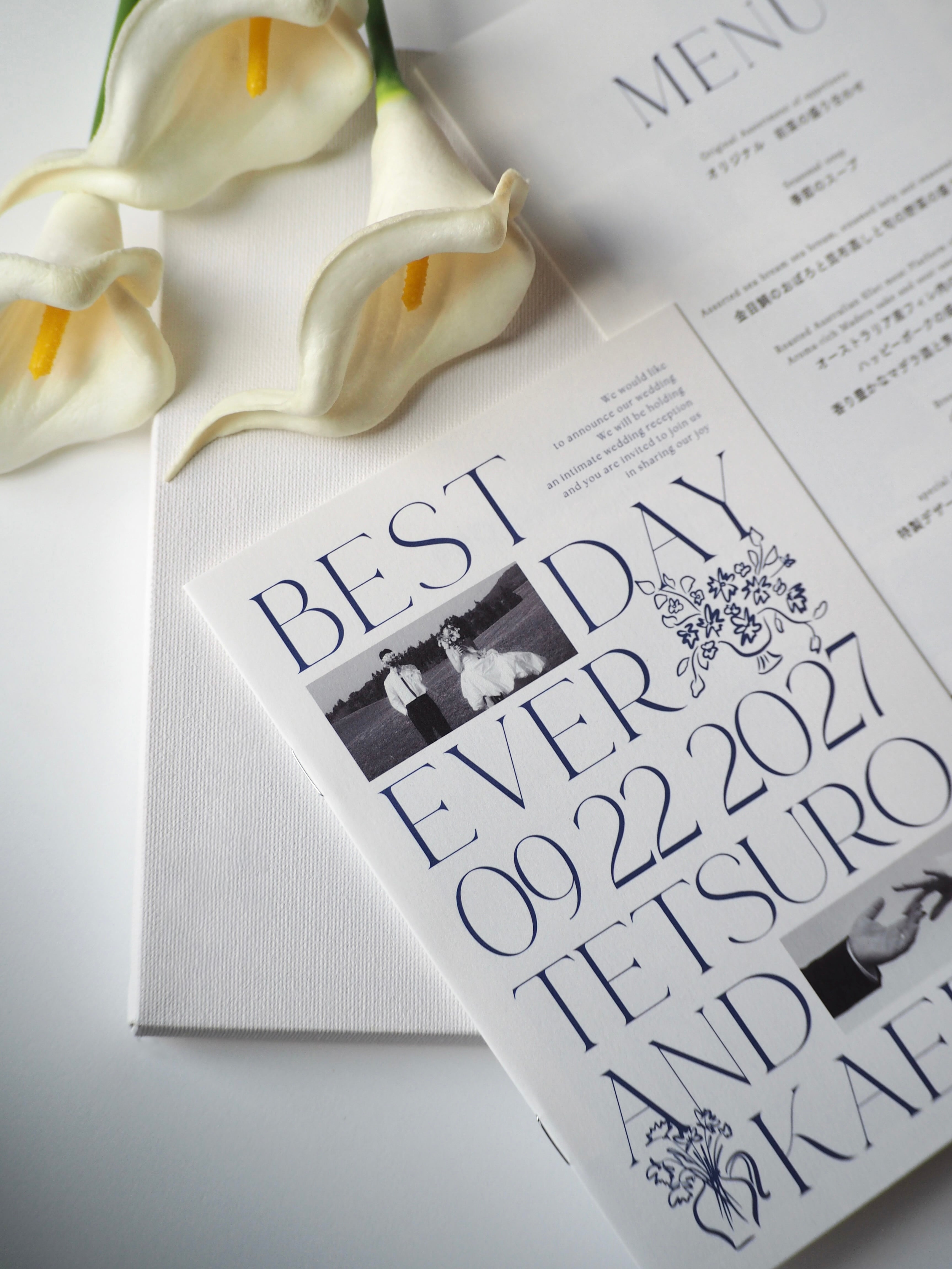 海外雑誌風プロフィールブック｜スタイリッシュ｜B6｜8P | HAPILY