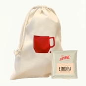 ETHIOPIAコーヒードリップバッグ5個＆選べる巾着セット