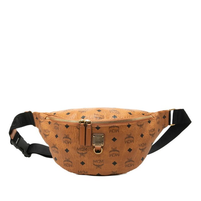 エム シー エム ヴィセトス ウエストバッグ ボディバッグ ブラウン レザー レディース MCM 【中古】