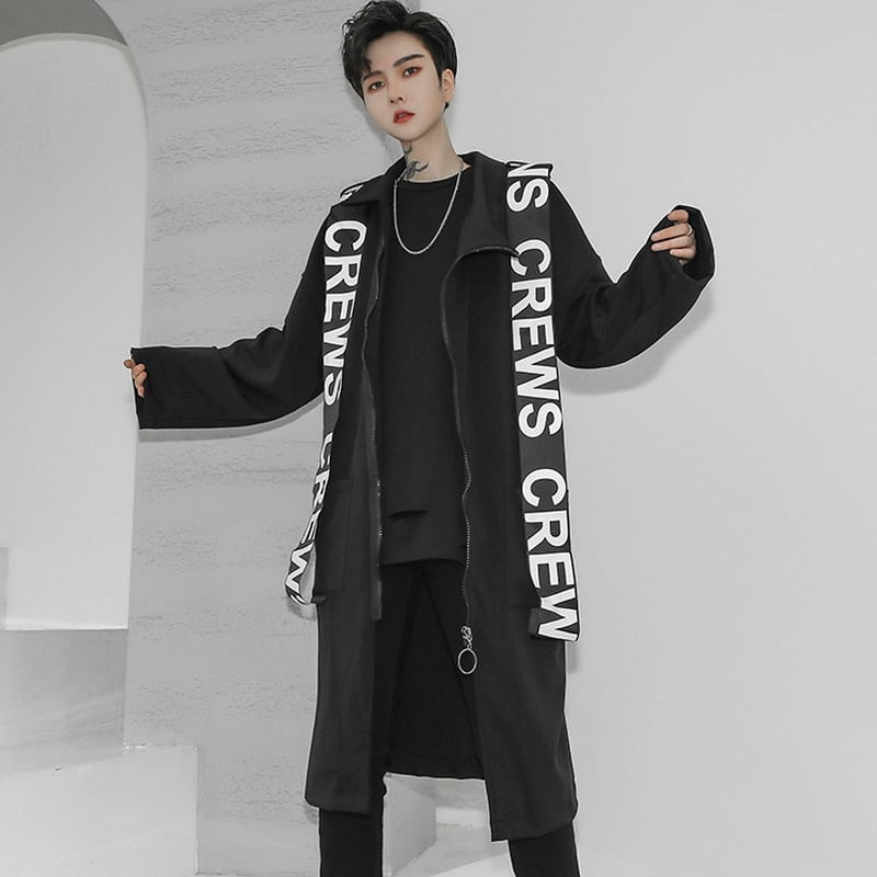 サブカル 服 地雷系 通販 メンズ モード系 アウター コート ZIPアップ