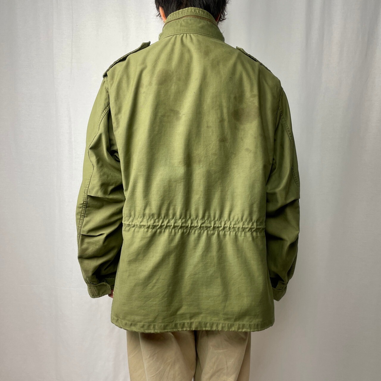 77年納品 70年代 U.S.ARMY 米軍実品 M-65 3rd ミリタリー フィールド  