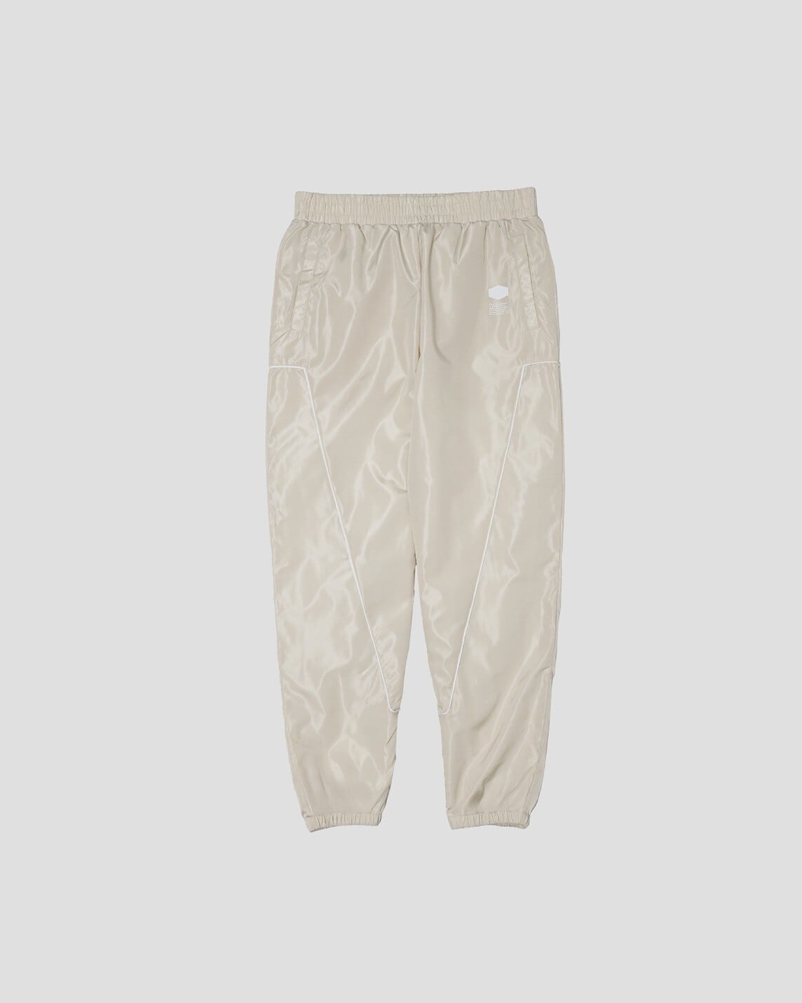 Spiral Logo Contrast Piping Track Pants IVORY