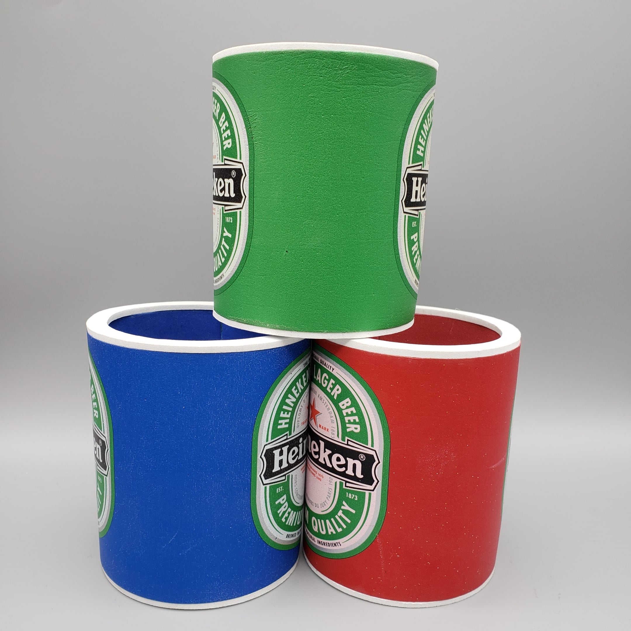 タイ雑貨☆保冷缶ホルダー☆缶ビールクーラー☆Heineken（ハイネケン