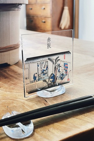 東海道五十三次　36、赤阪 「旅舎招婦ノ図」