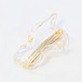 Twist large barretta/mix glitter