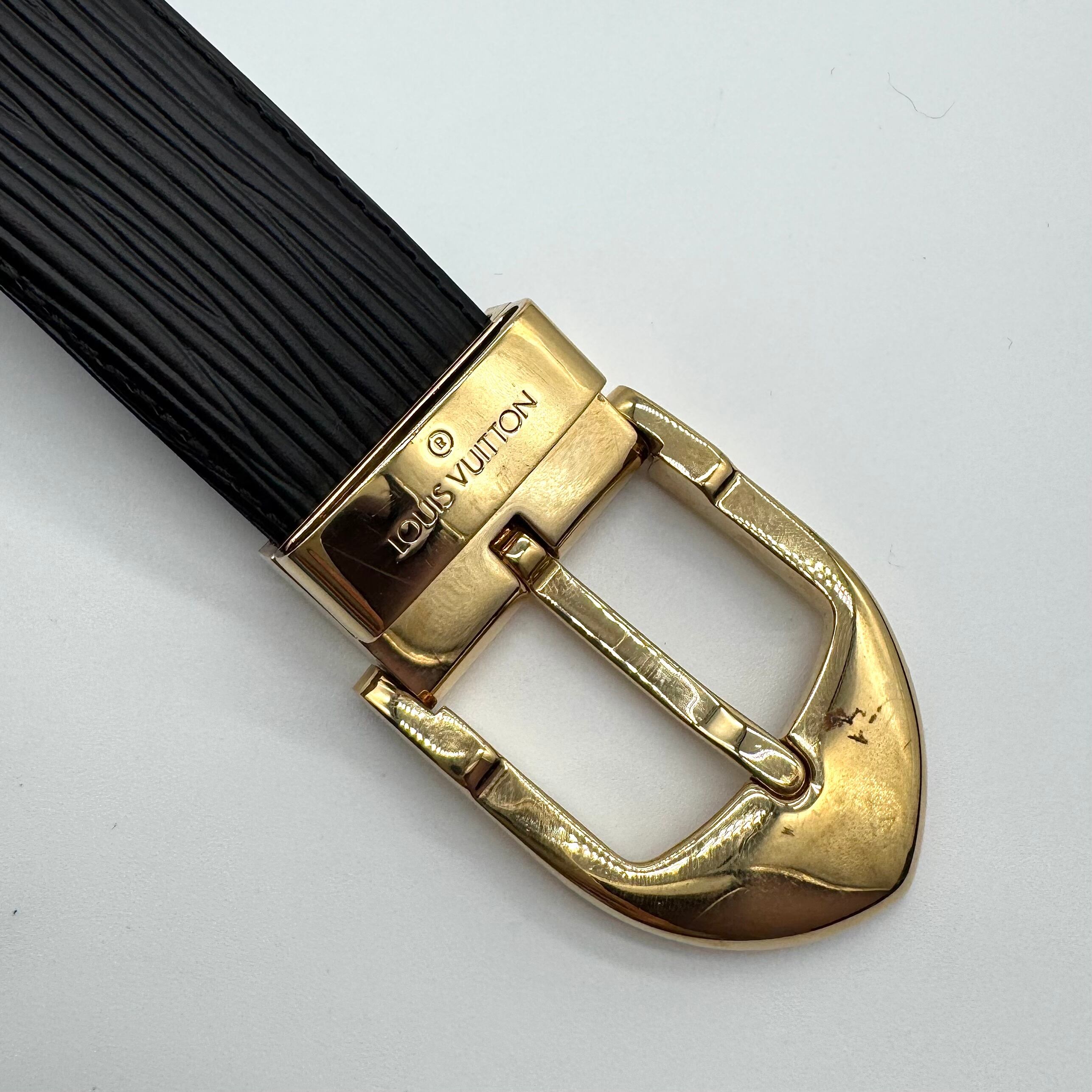 外観美品 ルイヴィトン ベルト ブラック エピ 楽天市場】LOUIS VUITTON ルイ ヴィトン エピ ベルト ノワール