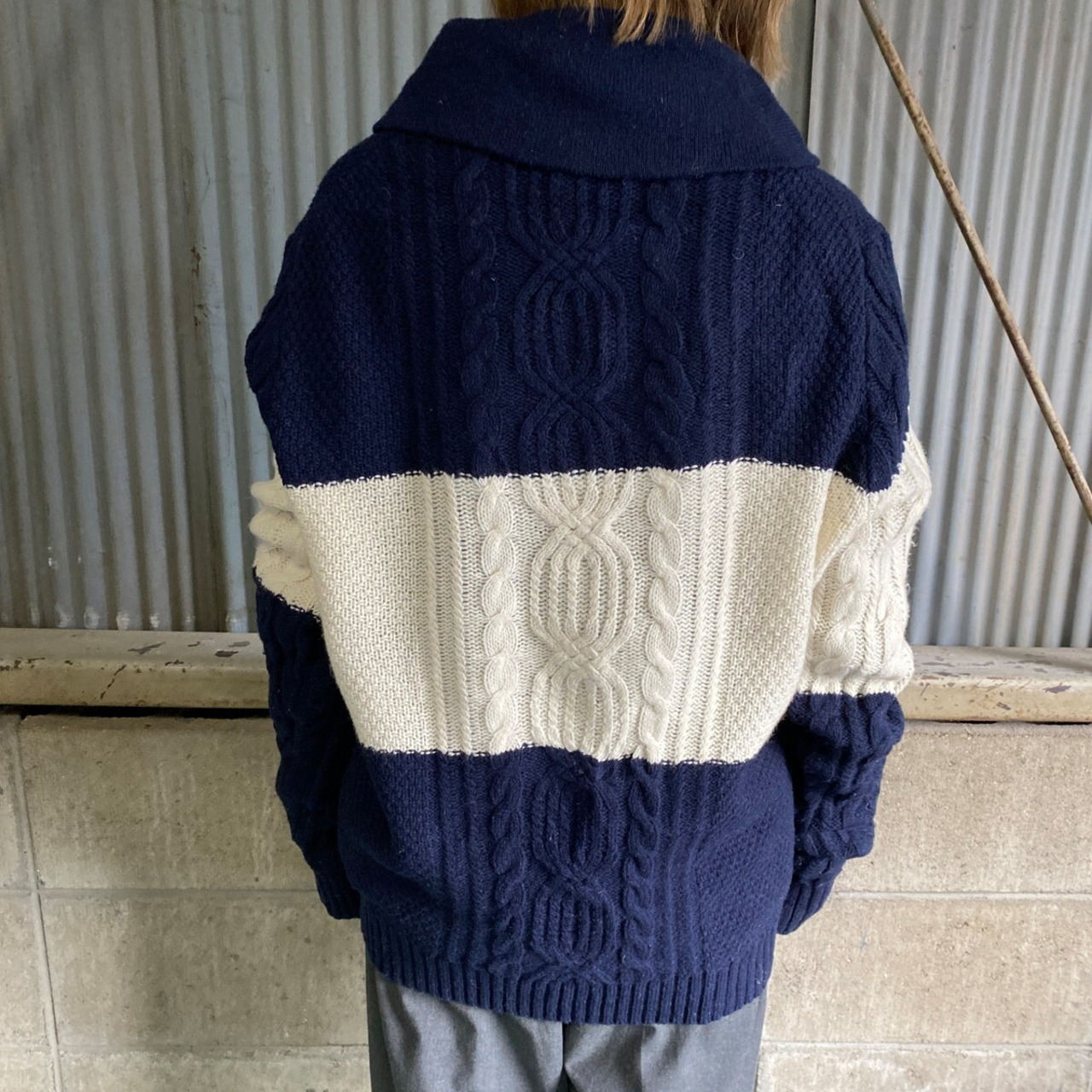 Brooks Brothers ブルックスブラザーズ ショールカラー ウールニット 