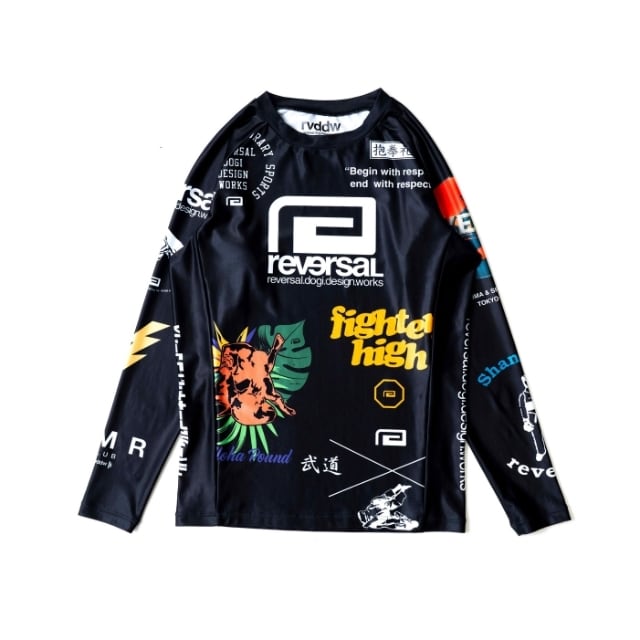 reversal】ALL STAR LONG RASH GUARD ラッシュガード【rvddw