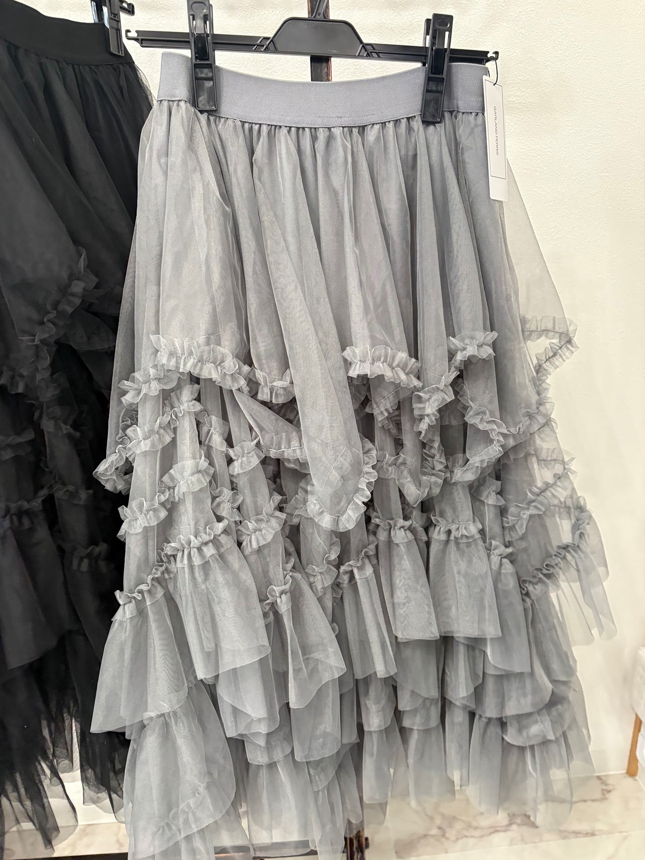 チュールフリル　スカート　16007