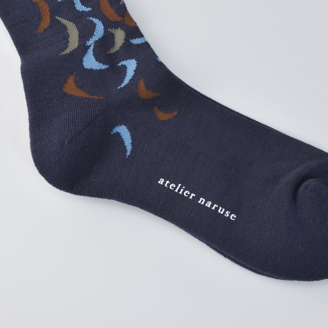 atelier naruse アトリエナルセ コットンウール moon dance 着圧ソックス 冷え性の方にお勧めの靴下が発売です。