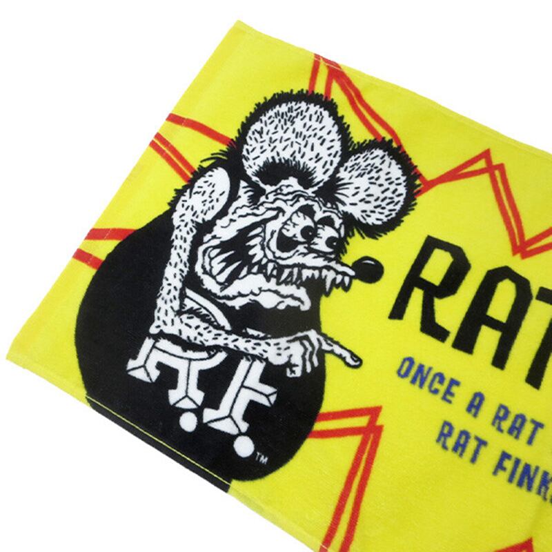 RAT FINK ラットフィンク フェイスタオル（イエロー） | ガボット