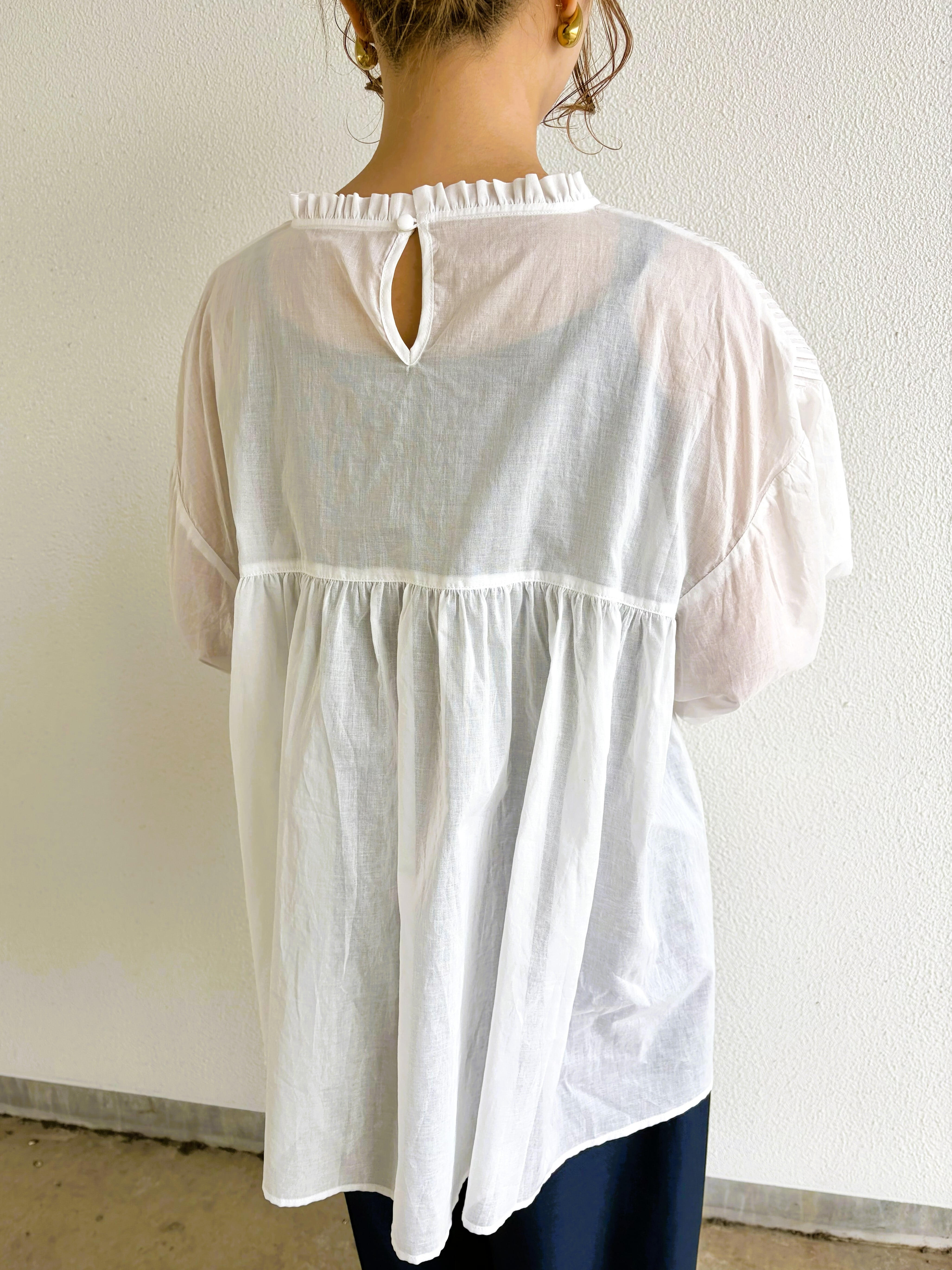 ○○○9286】ボイルピンタックブラウス (8813-63010) | 9286 Fashion Lab