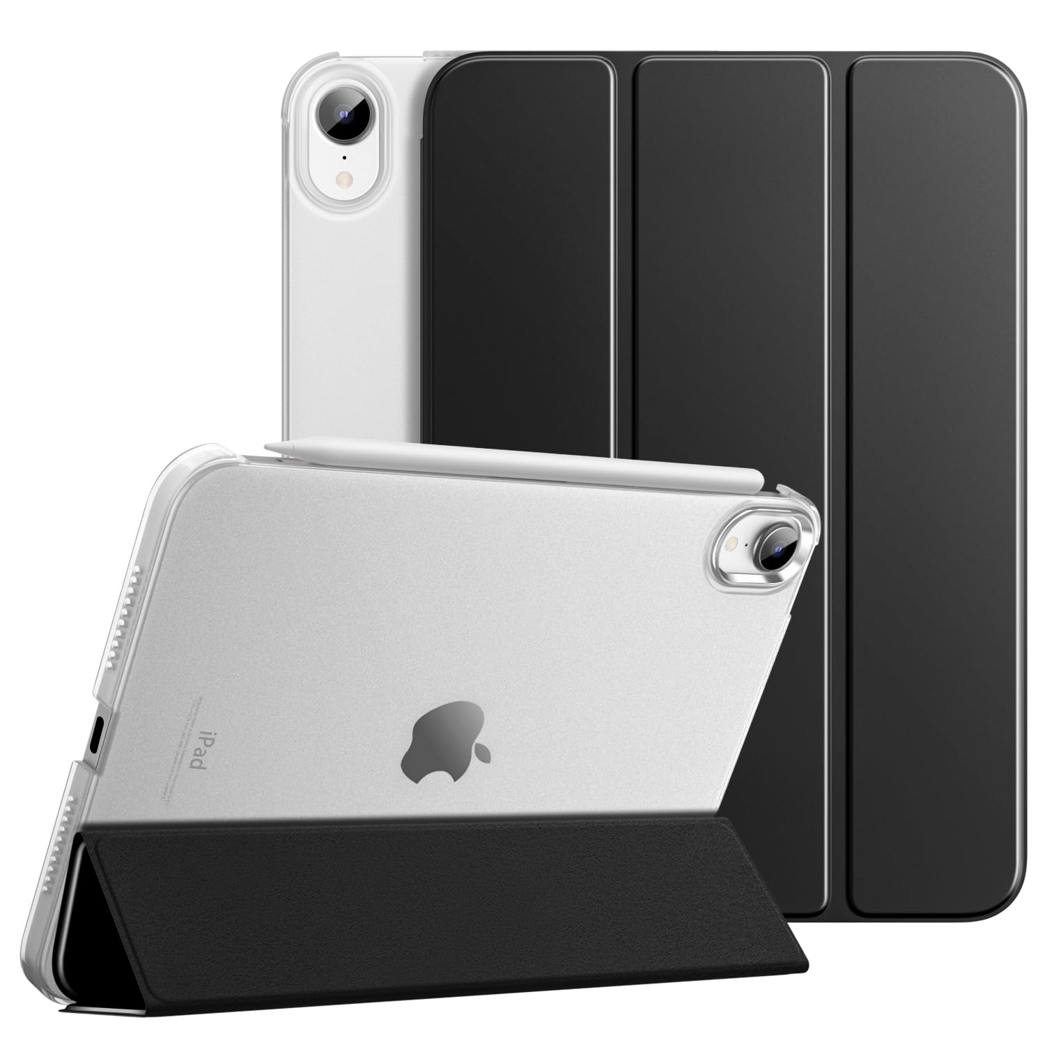 Dadanism iPad Mini7 ケース A17 Pro/iPad Mini6 ケース 8.3インチ カバー 半透明ハードカバー PC