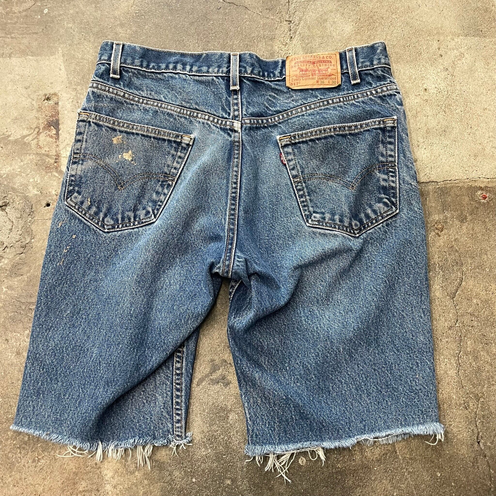 00's Levi's USA 517 Cut Off Denim Pants W36 | COSMO LIFE STORE