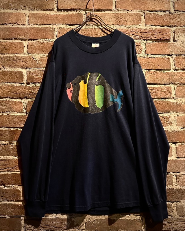 【Caka act3】90’s “Camp Laurel” Fish Graphic Vintage L/S T-Shirt