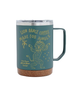 Lion Dance ライオンダンス／蓋付カフェマグ 520ml [サイズ: 520ml] [カラー: セージ]