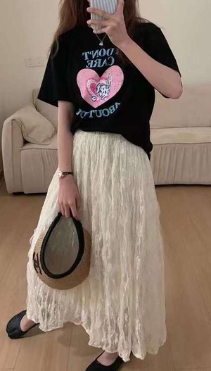 花柄レースロングスカート　AJ1399-9912